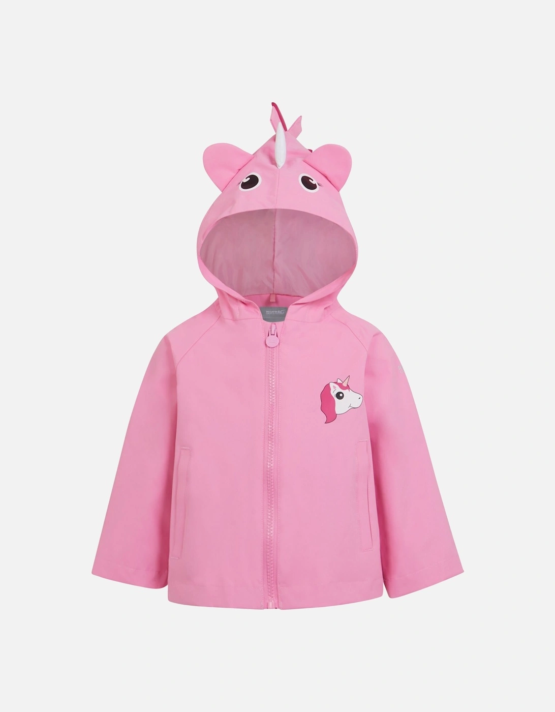Childrens/Kids Animal Luna The Unicorn Waterproof Jacket, 6 of 5