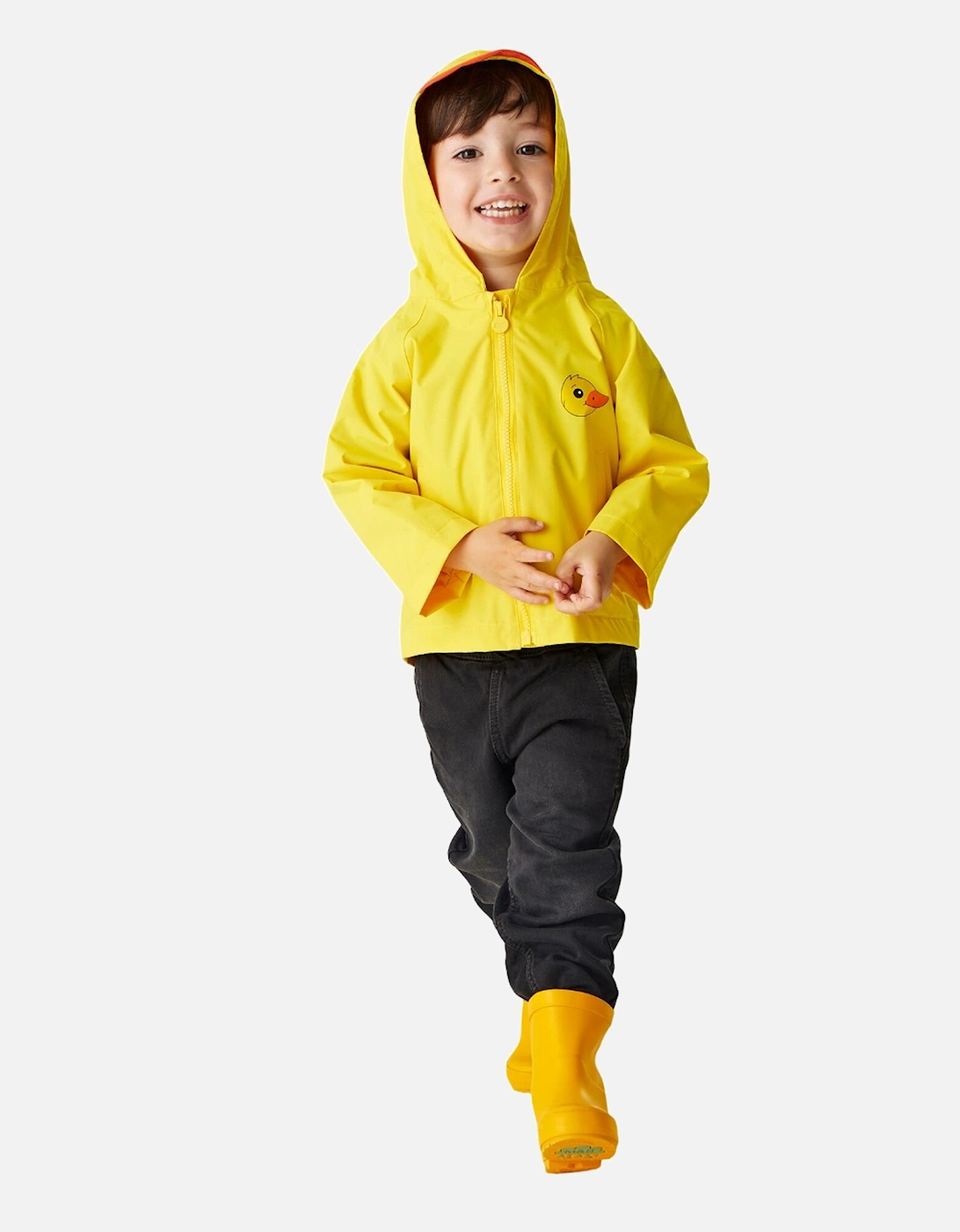 Childrens/Kids Pebbles The Duck Waterproof Jacket