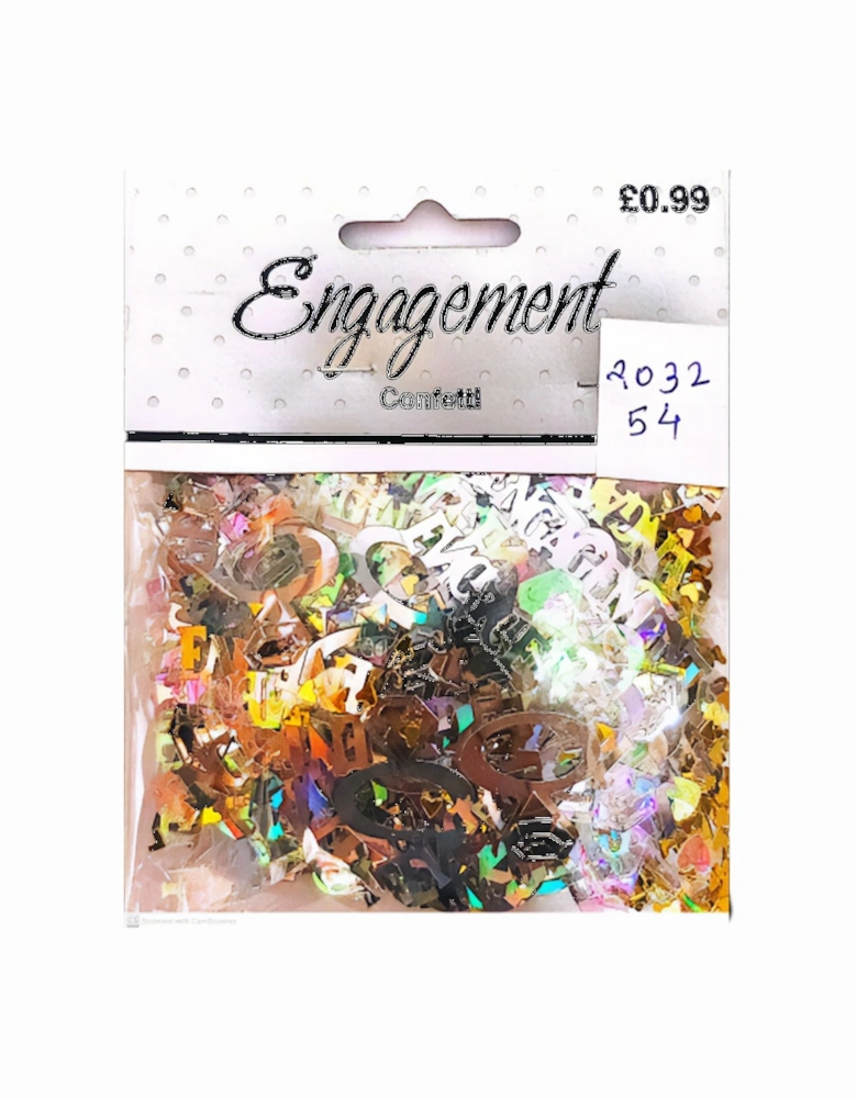 Metallic Engagement Confetti