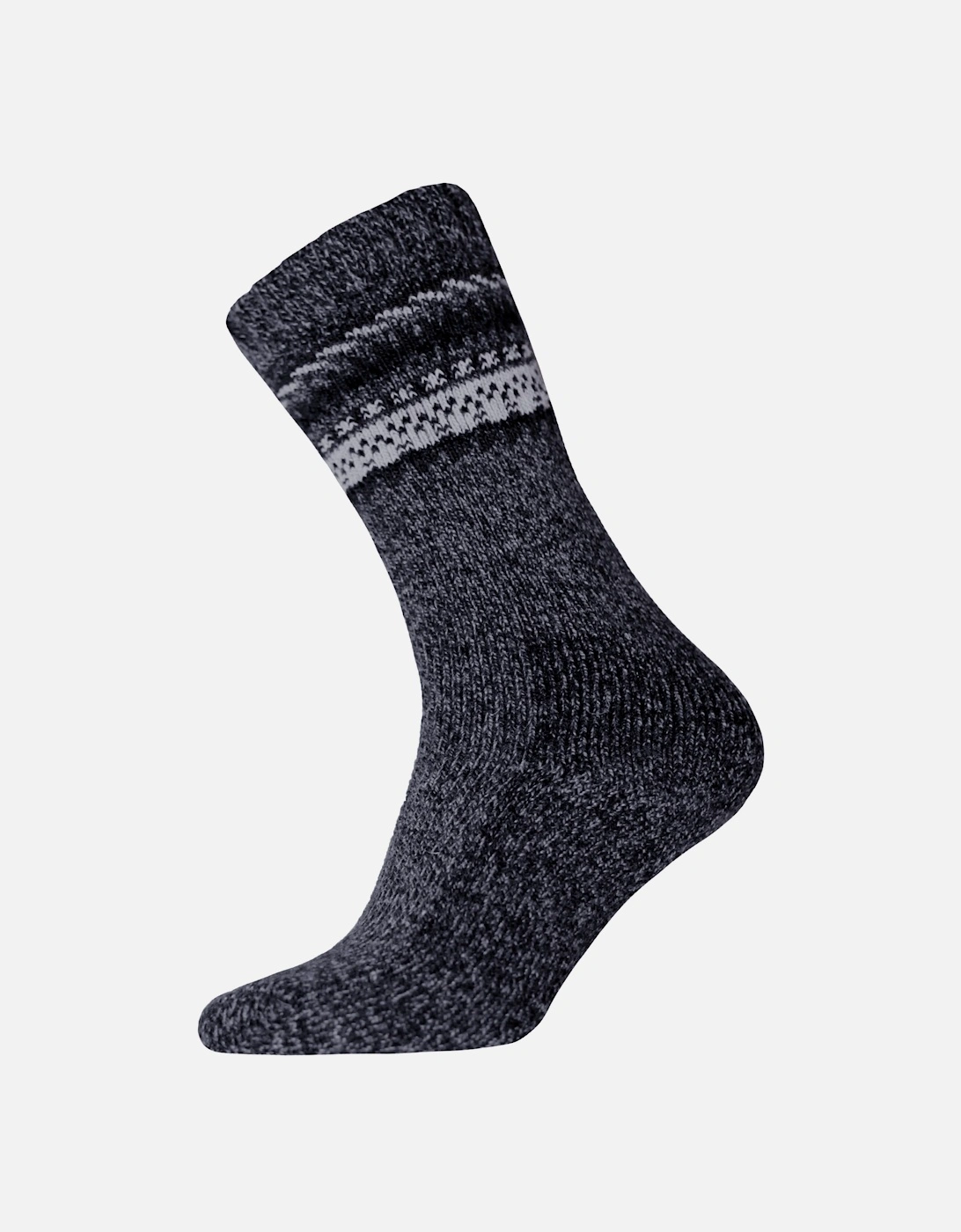 Mens Nordic Heavy Gauge Boot Socks, 2 of 1
