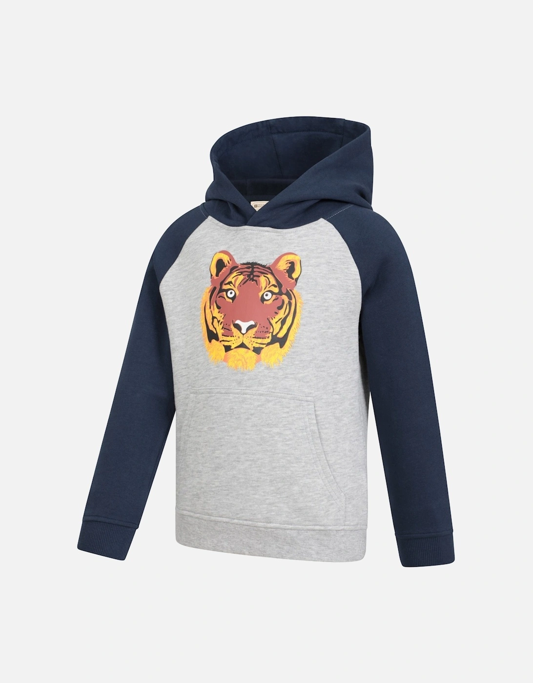 Childrens/Kids Terry Tiger Organic Hoodie