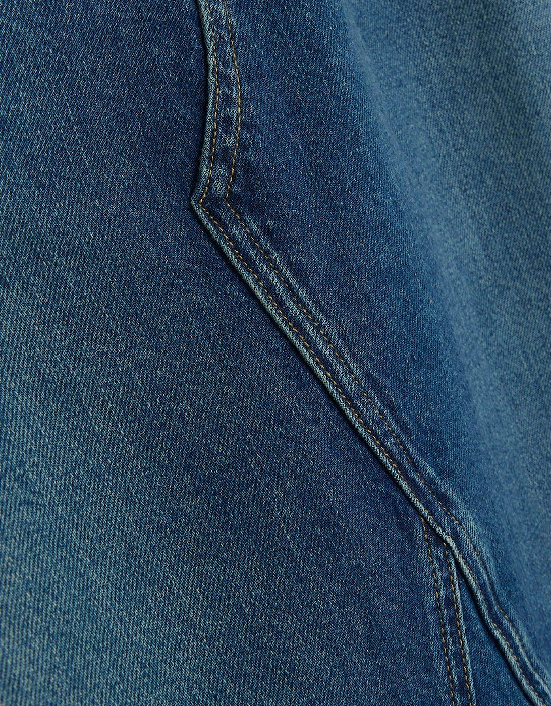 Split Detail Maxi Skirt - Blue