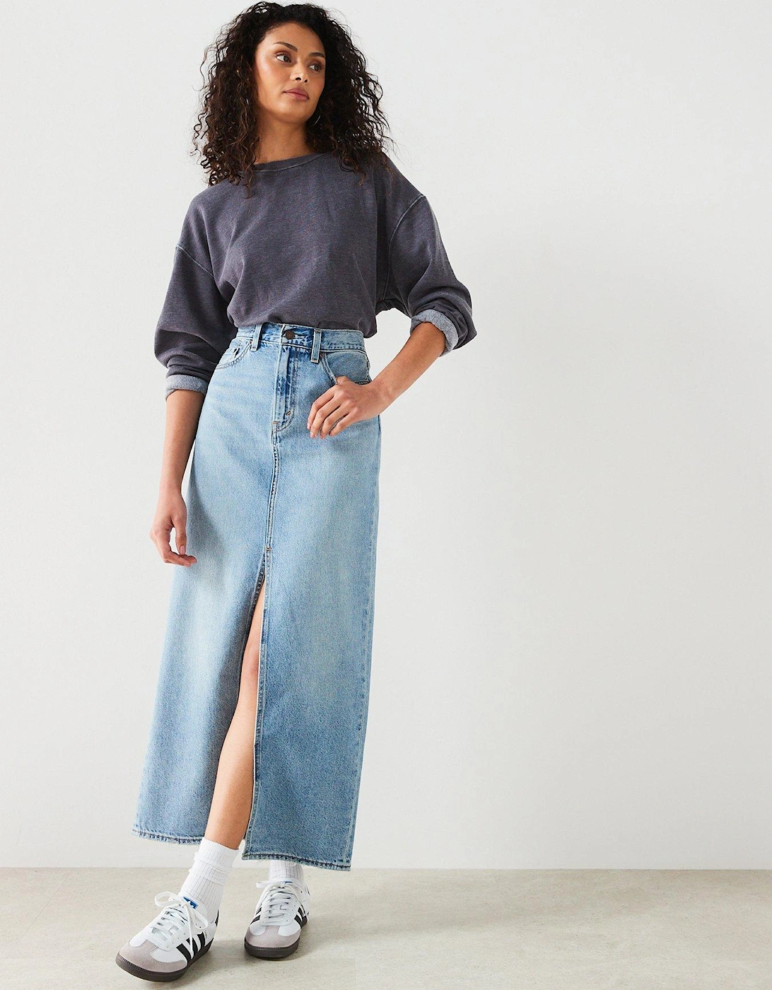 Maxi Denim Skirt - Please Hold