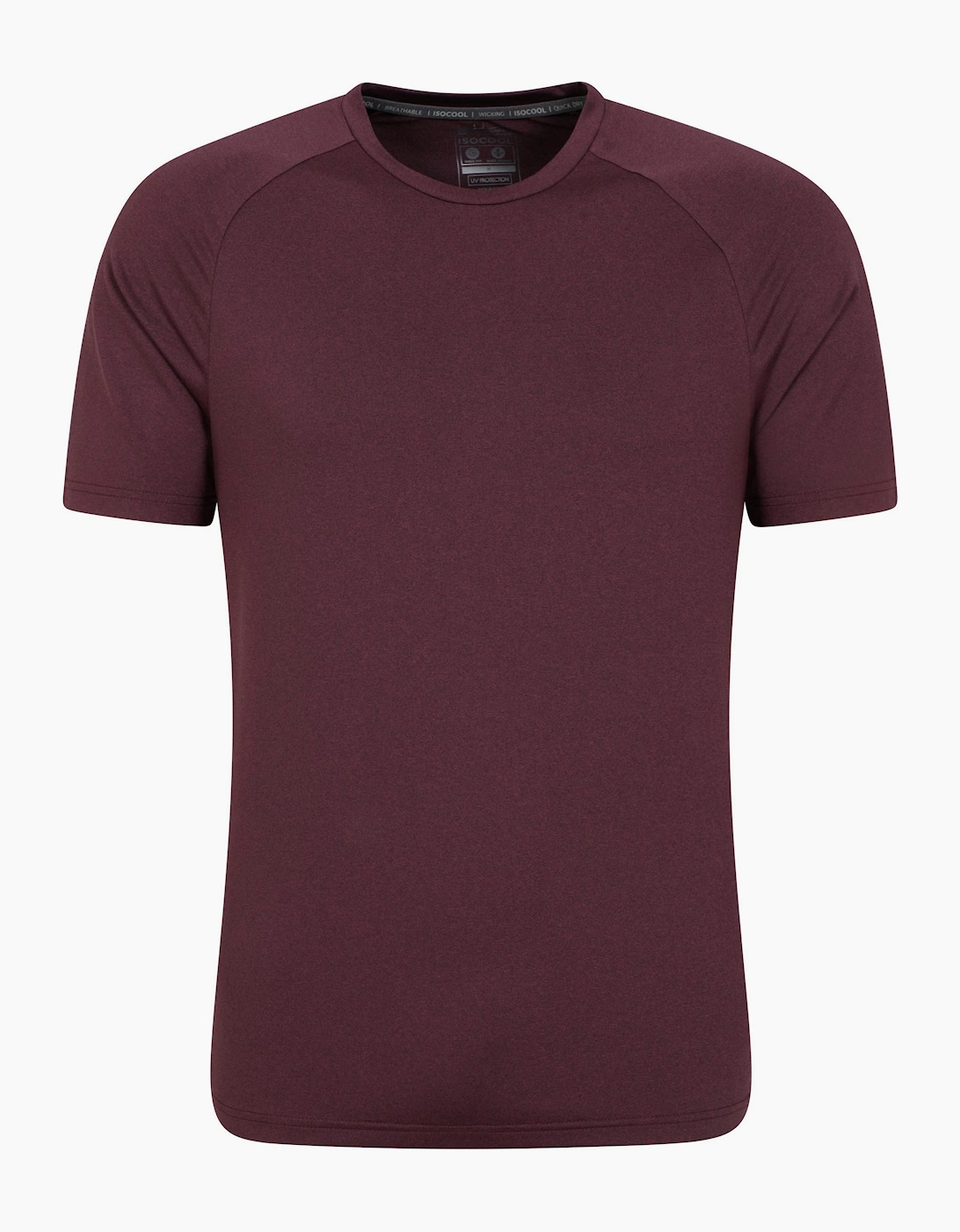 Mountain Warehouse Men's Purple Agra Melange T-Shirt - Size: 32