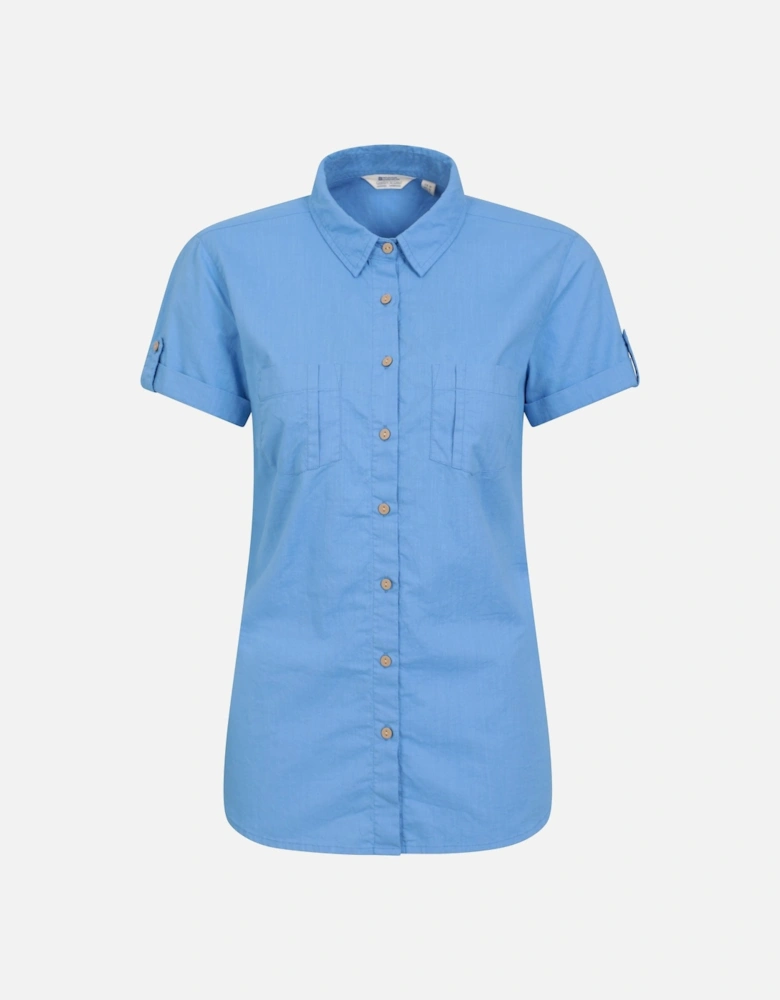 Womens/Ladies Coconut Short-Sleeved Shirt