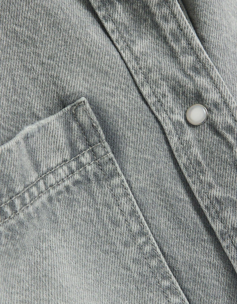 Denim Shirt - Grey