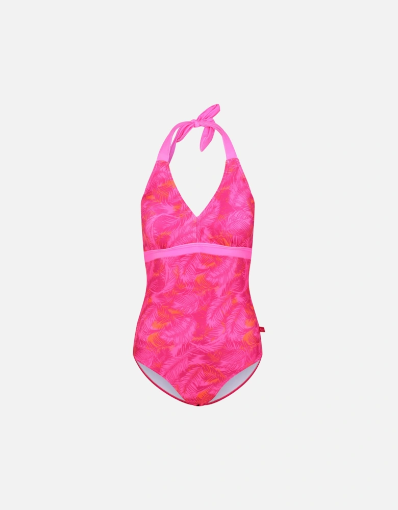 Womens/Ladies Flavia Polka Dot One Piece Swimsuit