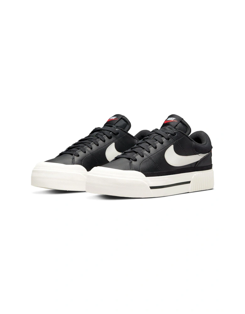 Court Legacy Lift Trainers - Black/White