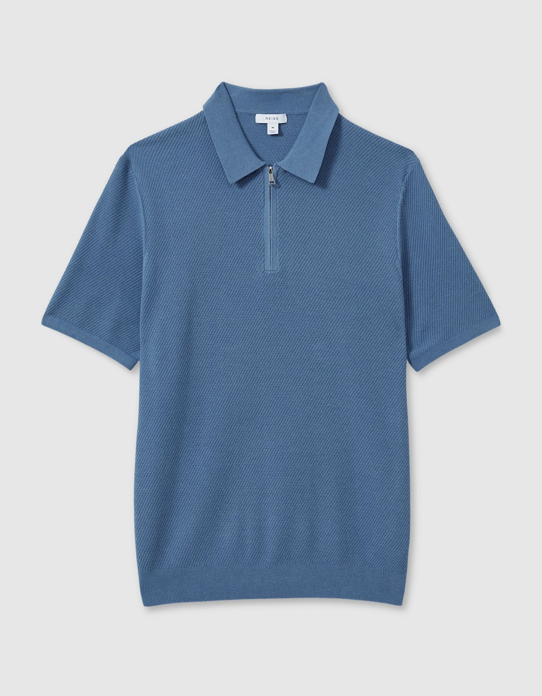 Textured Half-Zip Polo Shirt, 2 of 1