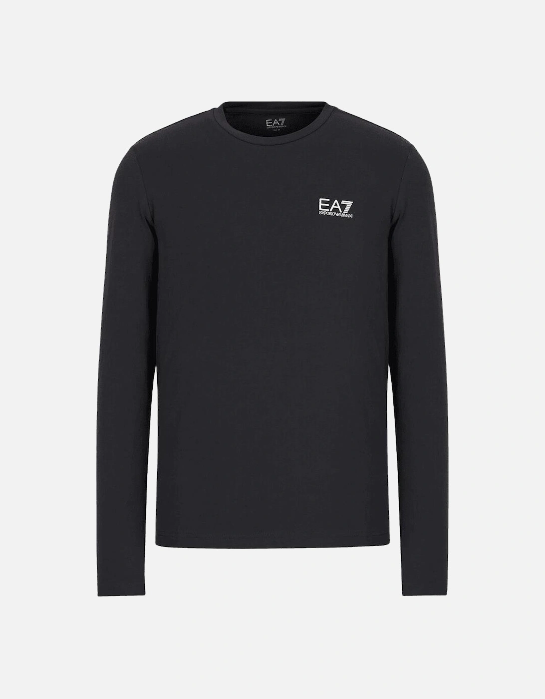 Cotton Midnight Blue Long Sleeve T-Shirt, 4 of 3