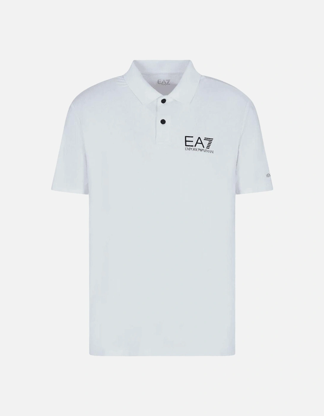 Cotton White Button Up Polo Shirt, 4 of 3