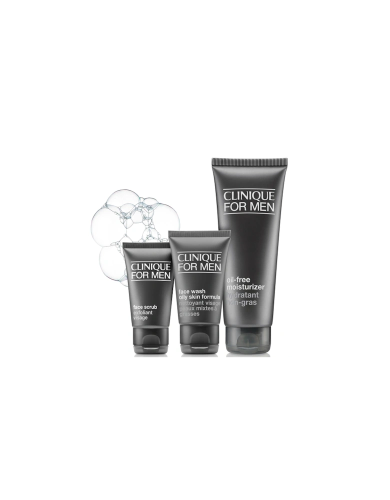 for Men Daily Oil-Free Hydration: Skincare Gift Set (Worth £45.00)