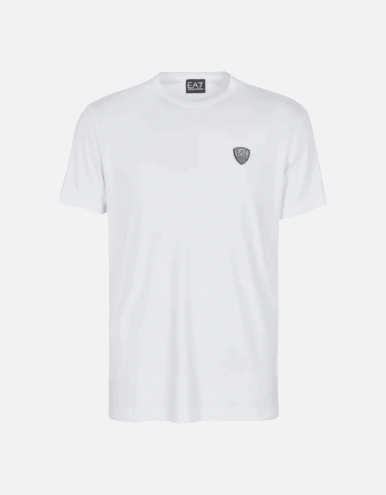 Basic Crest Logo White T-Shirt