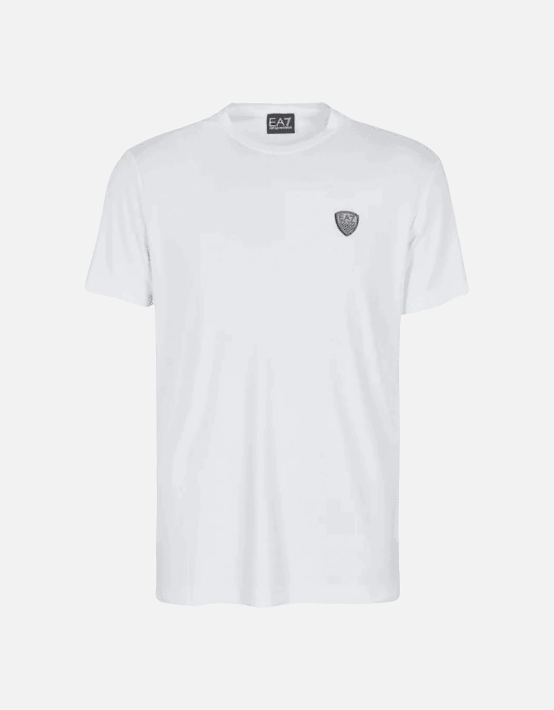 Basic Crest Logo White T-Shirt, 3 of 2