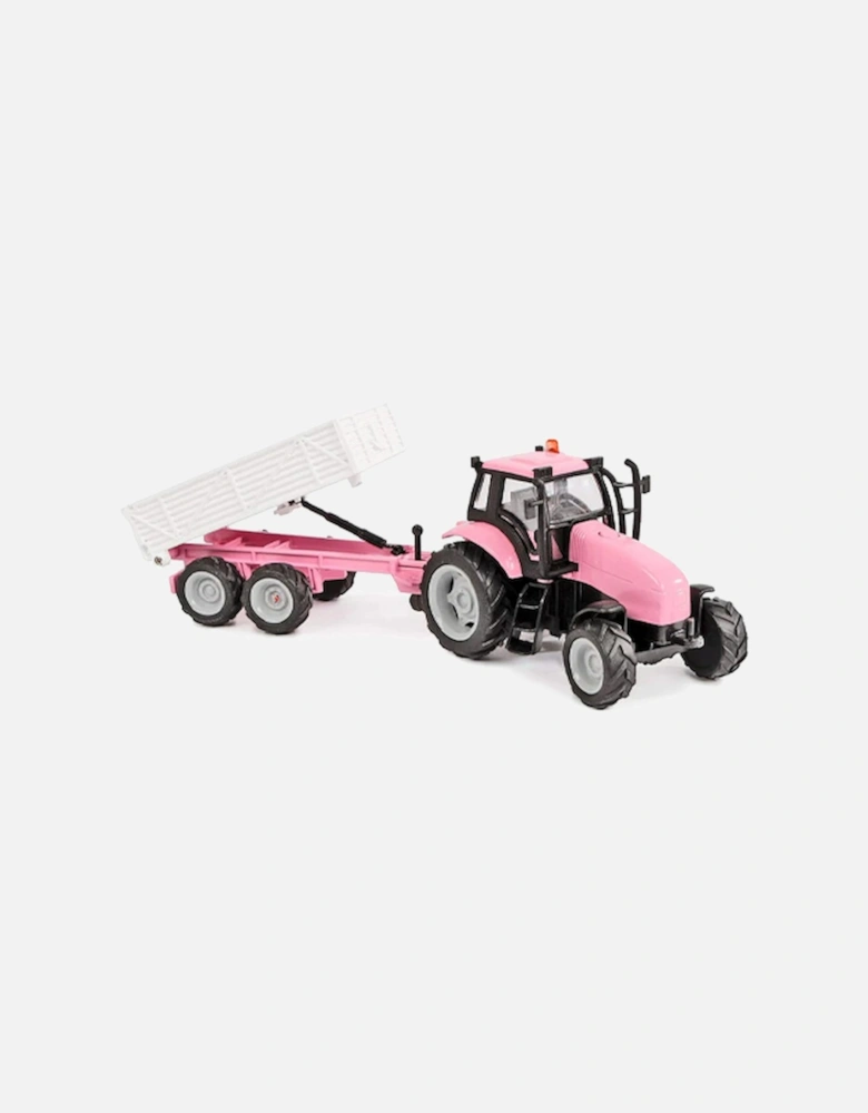 Kids Globe Tractor with Trailer (Light and Sound)