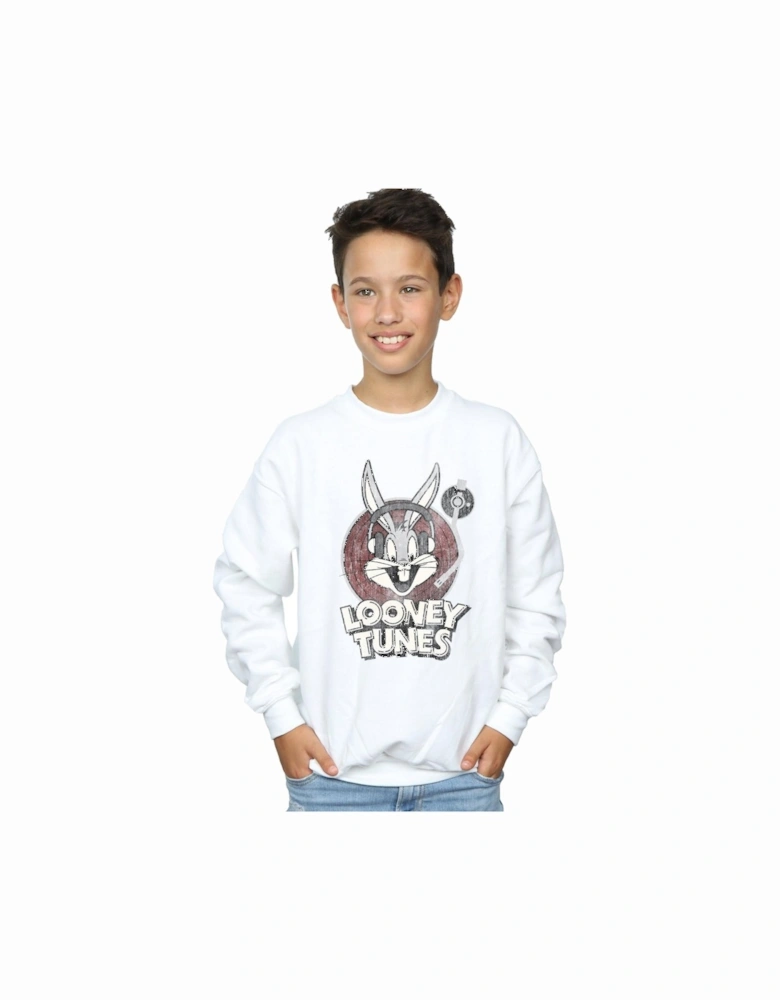 Boys Bugs Bunny Circle Logo Sweatshirt