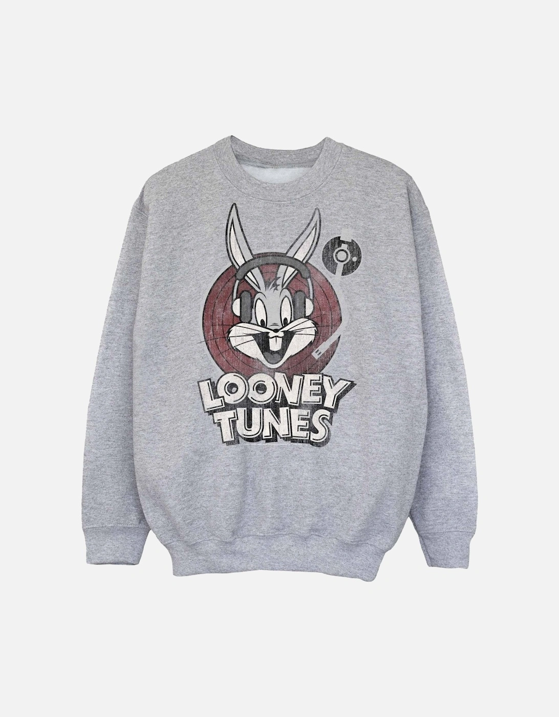 Boys Bugs Bunny Circle Logo Sweatshirt, 6 of 5