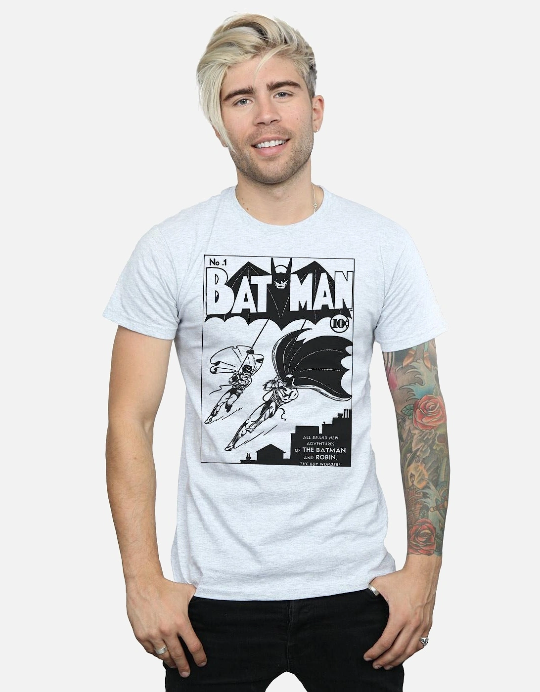 Mens Batman No. 1 Mono T-Shirt