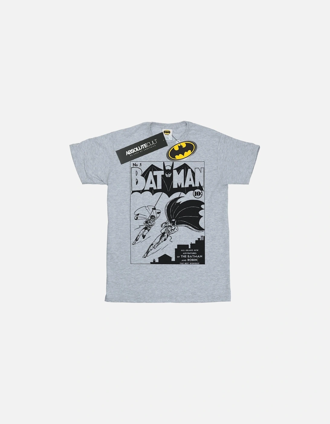 Mens Batman No. 1 Mono T-Shirt, 4 of 3