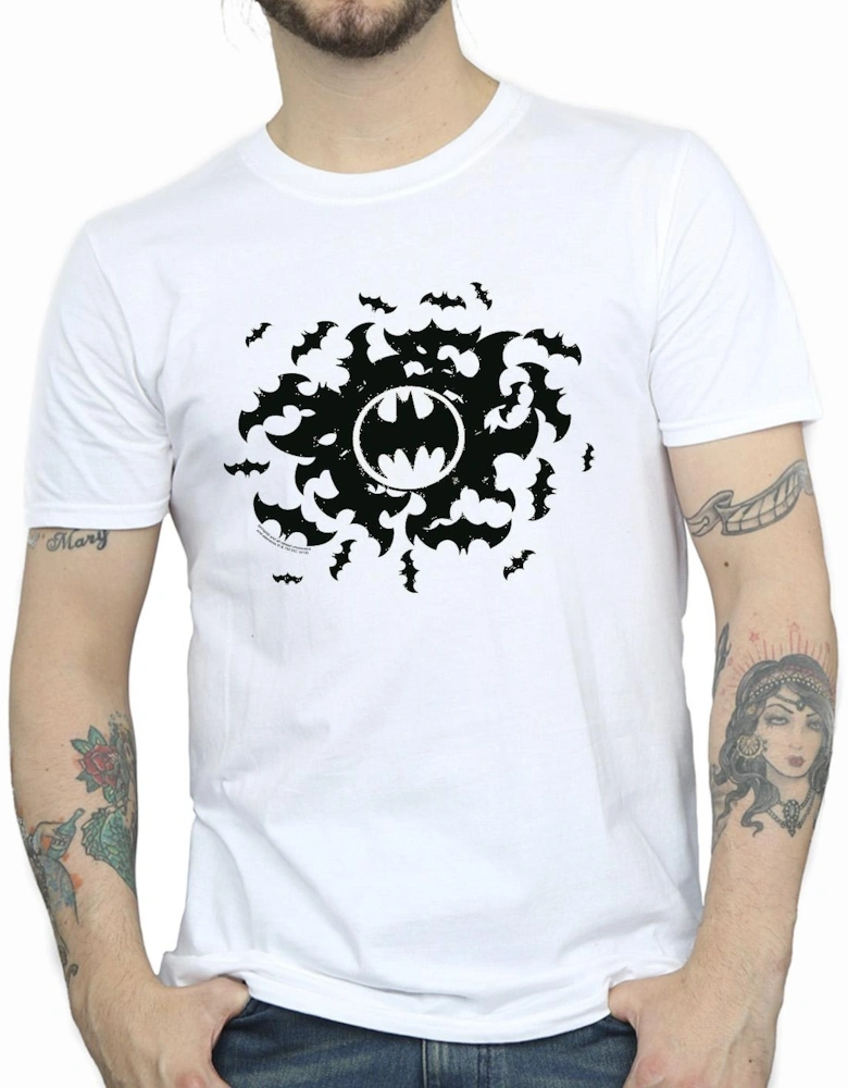 Mens Batman Bat Swirl T-Shirt