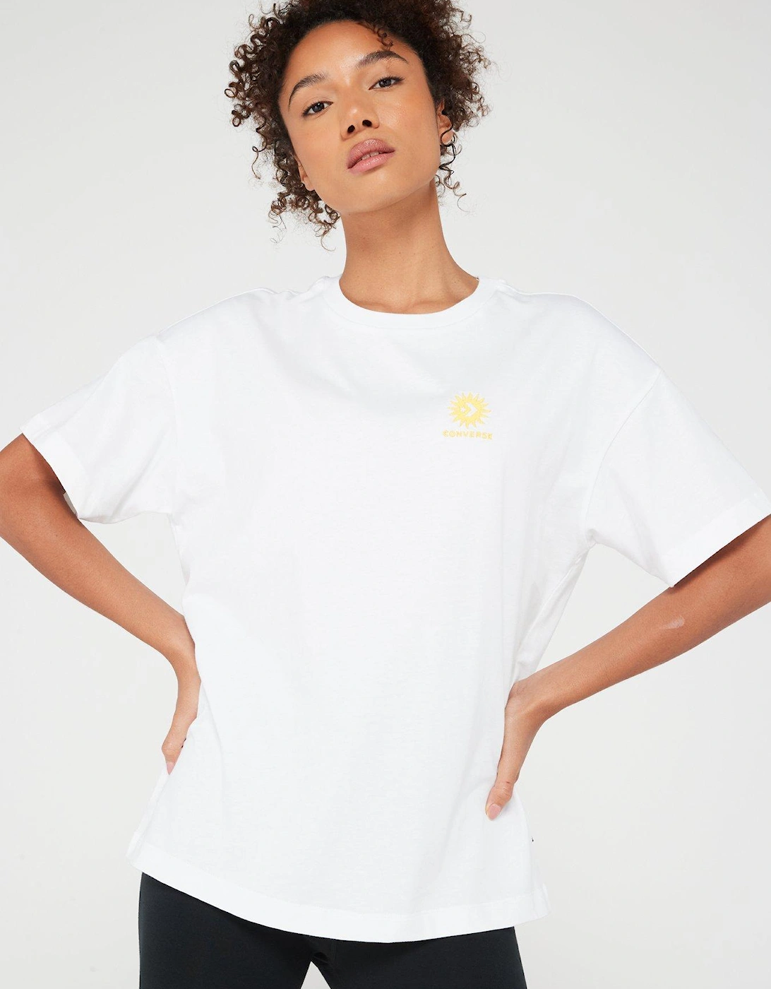 Star Chevron Short Sleeve T-Shirt - White