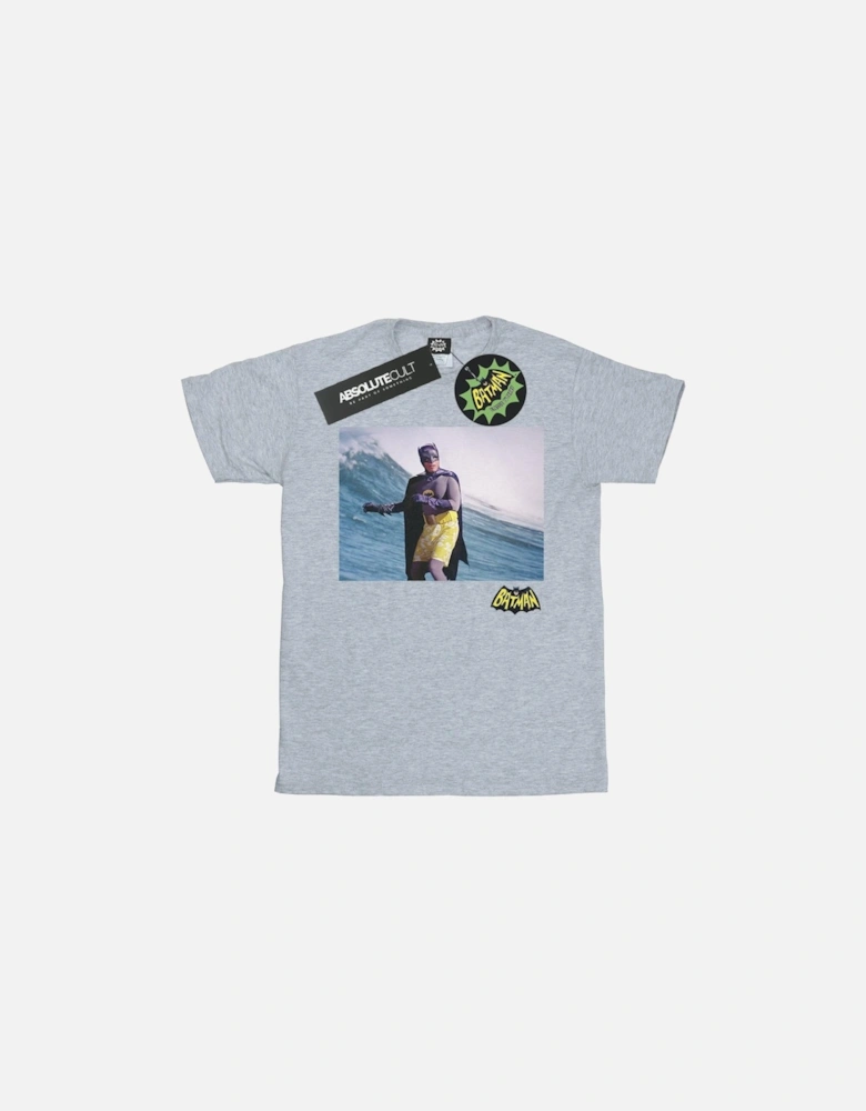 Boys Batman TV Series Surfing Logo T-Shirt