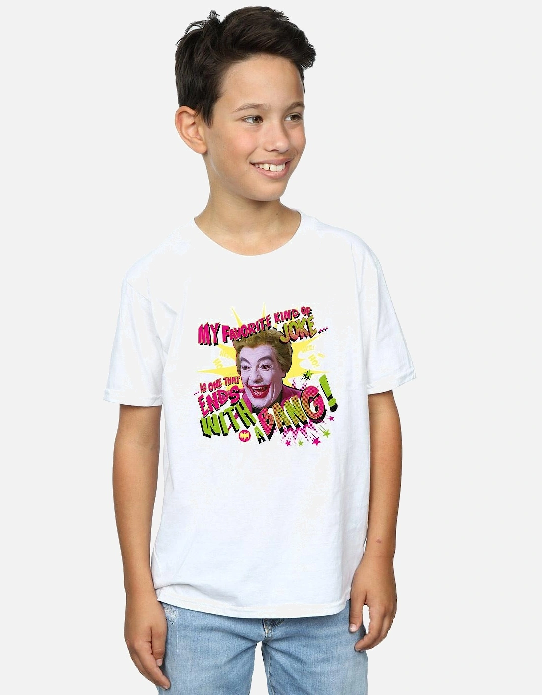 Boys Batman TV Series Joker Bang T-Shirt