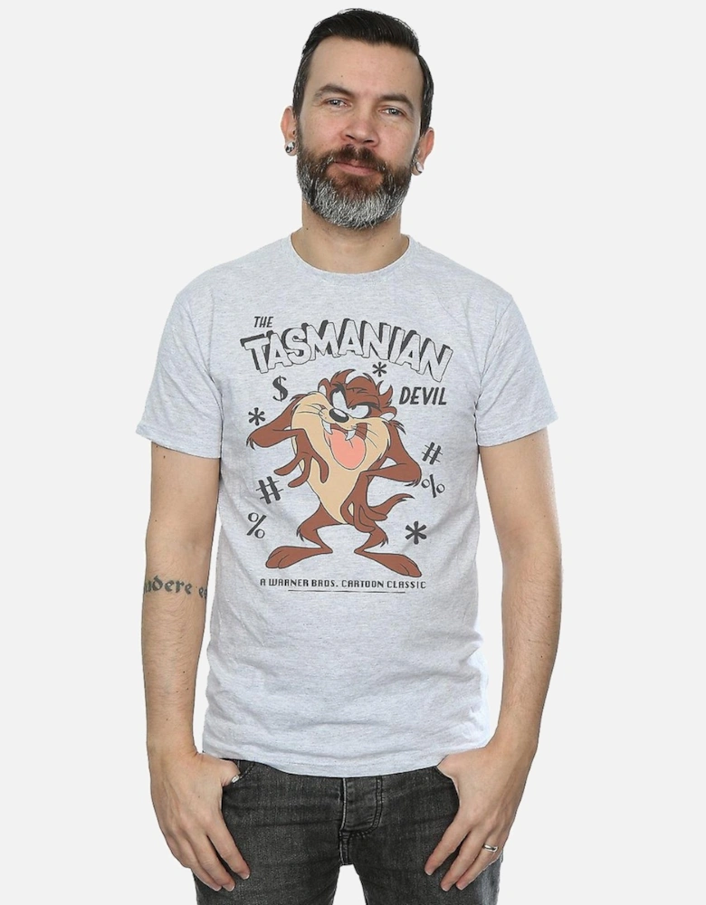 Mens Tasmanian Devil Vintage T-Shirt