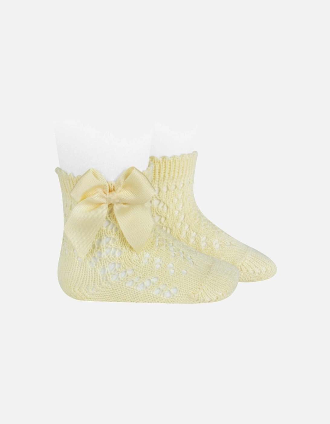 Lemon Openwork Ankle Socks, 2 of 1