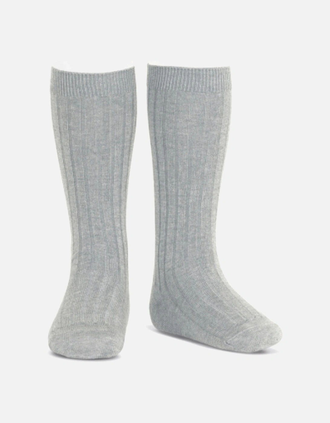 Grey Ribbed Knee Socks, 3 of 2