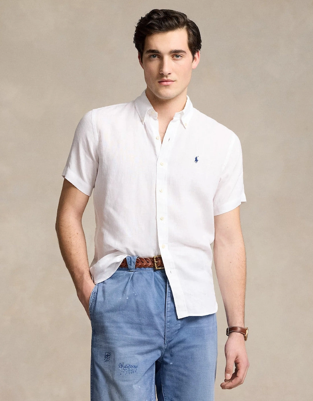 SS Linen Shirt 008 White