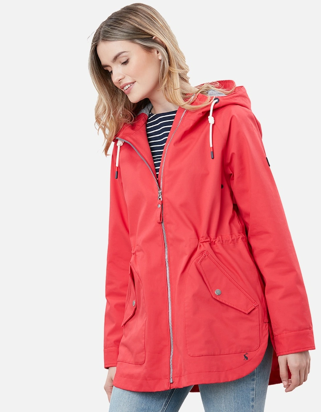 Womens Shoreside Hooded Waterproof Jacket Coat, 9 of 8