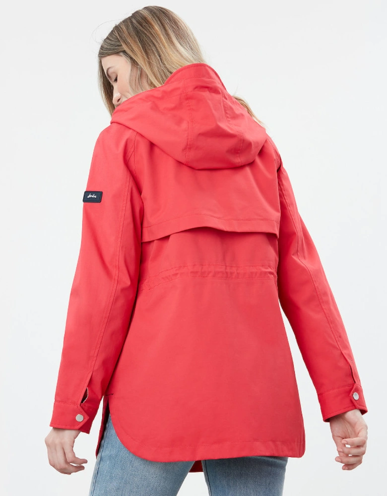 Womens Shoreside Hooded Waterproof Jacket Coat