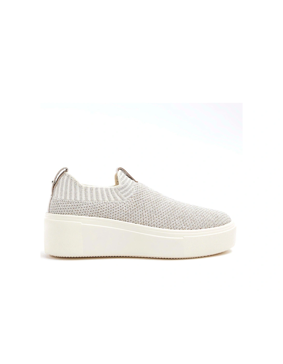 Slip On Knit Trainer - Silver, 2 of 1