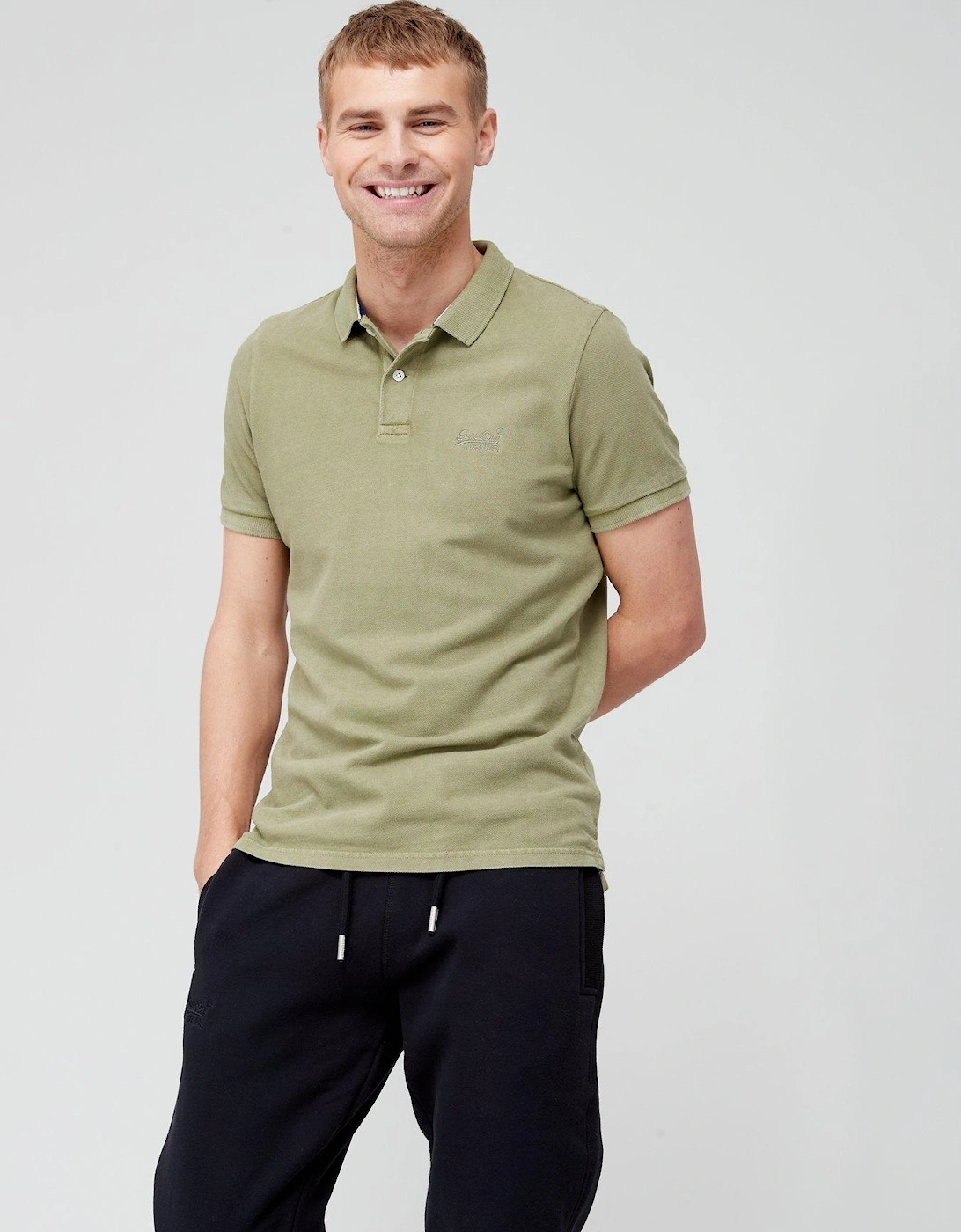 Destroyed Polo Shirt - Green