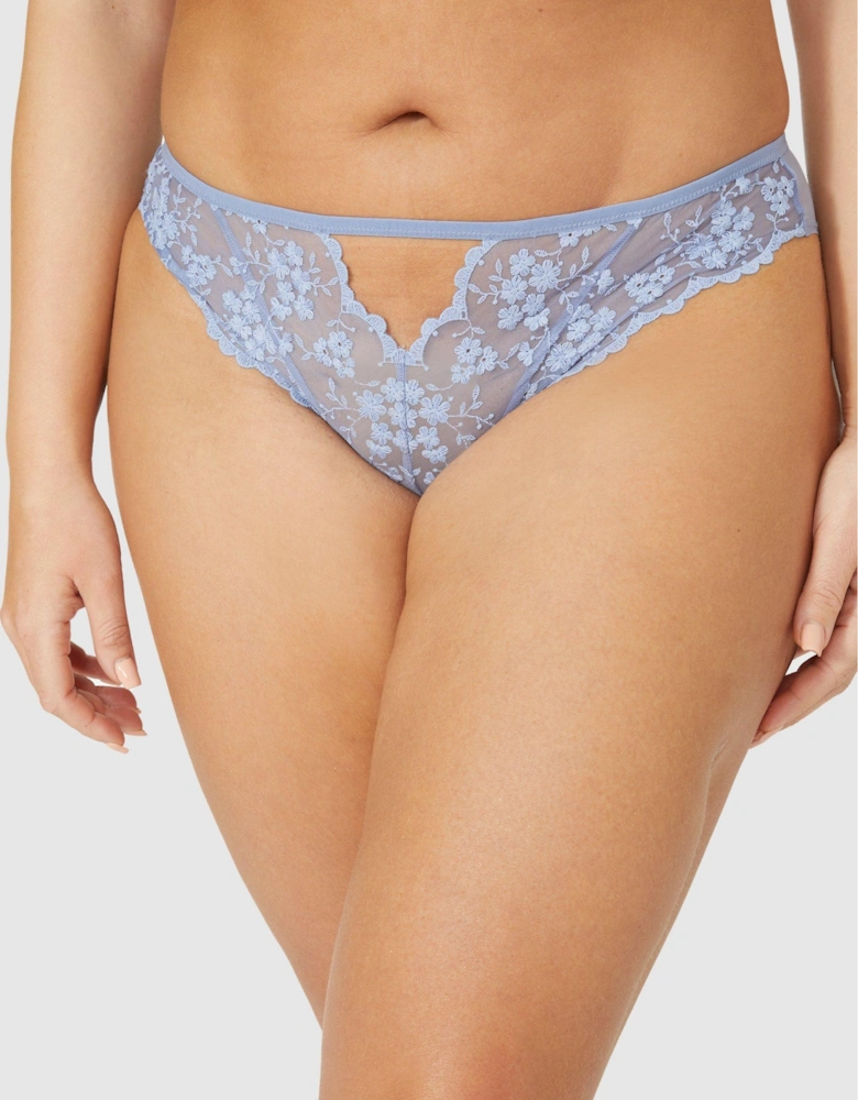 Womens/Ladies Floral Embroidered Knickers