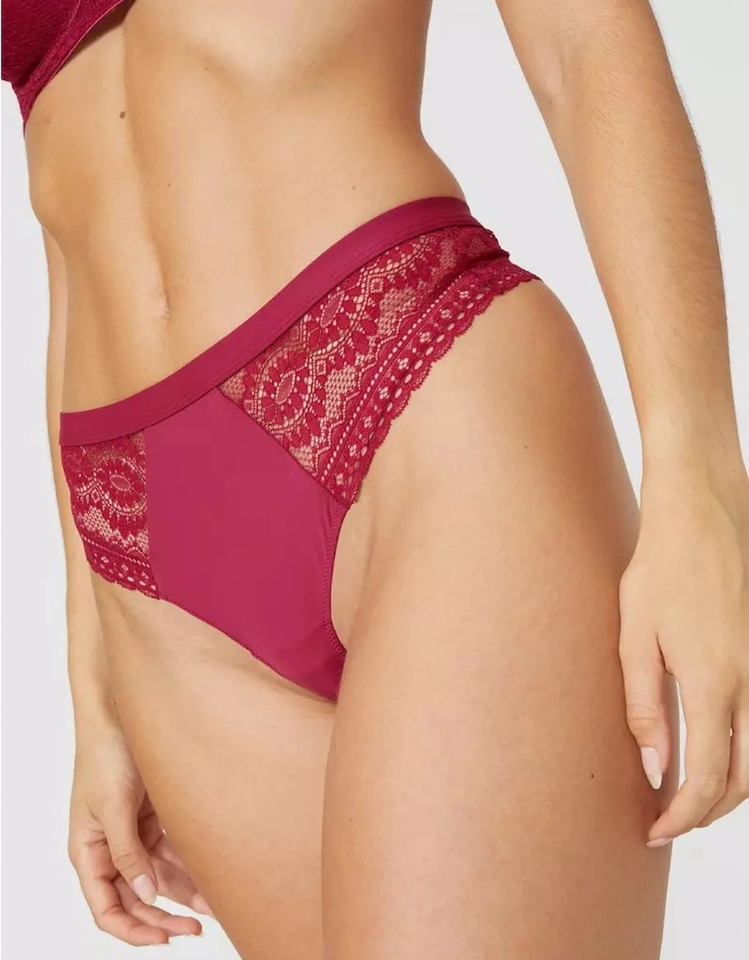 Womens/Ladies Lace Recycled Thong