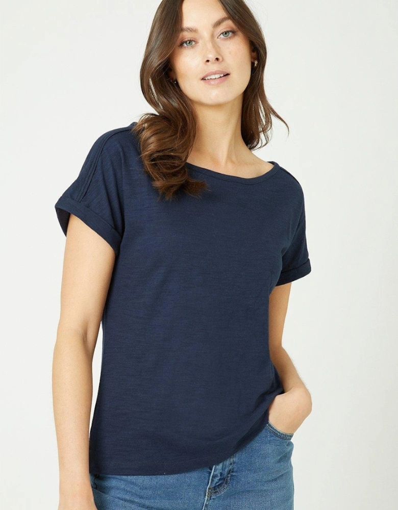 Womens/Ladies Essential Slub T-Shirt