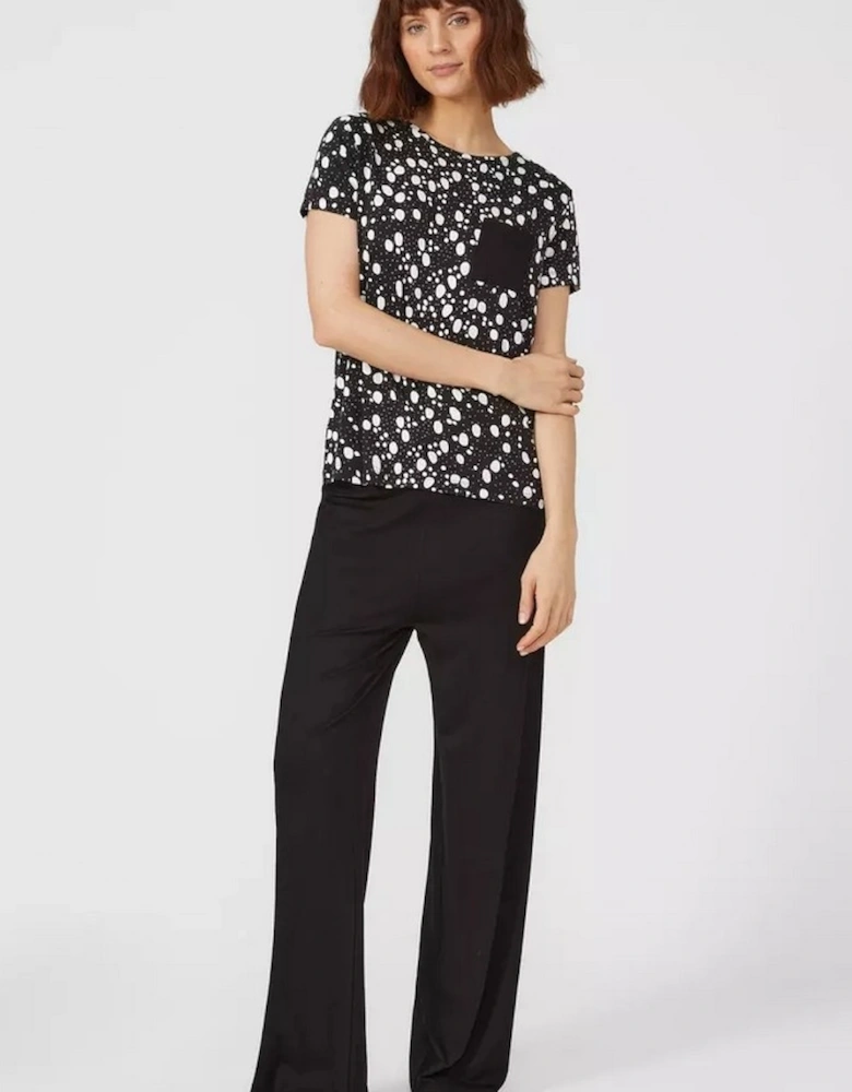 Womens/Ladies Printed Pyjama Top