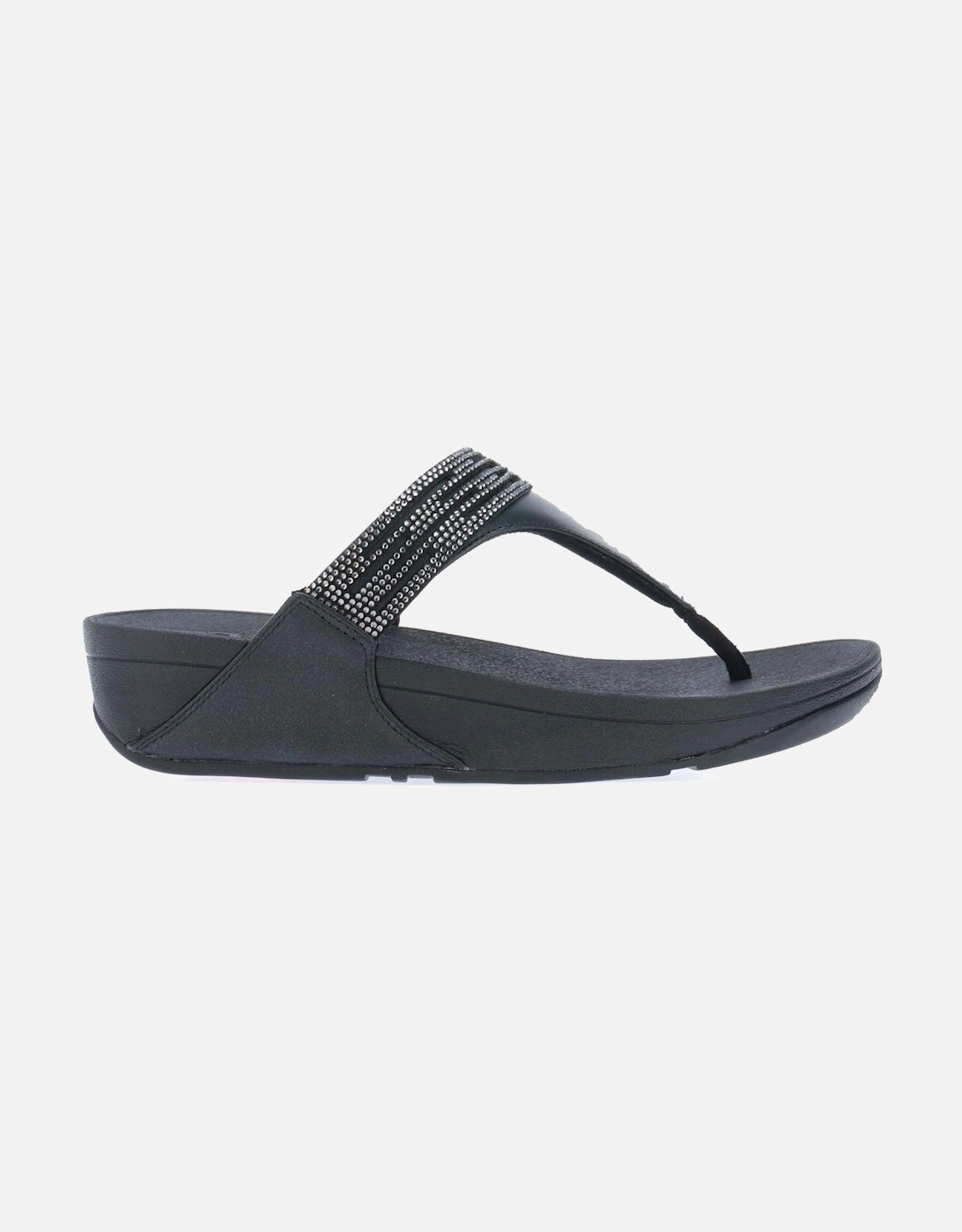 Lulu Lasercrystal Leather Toe-Post Sandals - Womens Lulu Lasercrystal Leather Toe-Post Sandals, 11 of 10