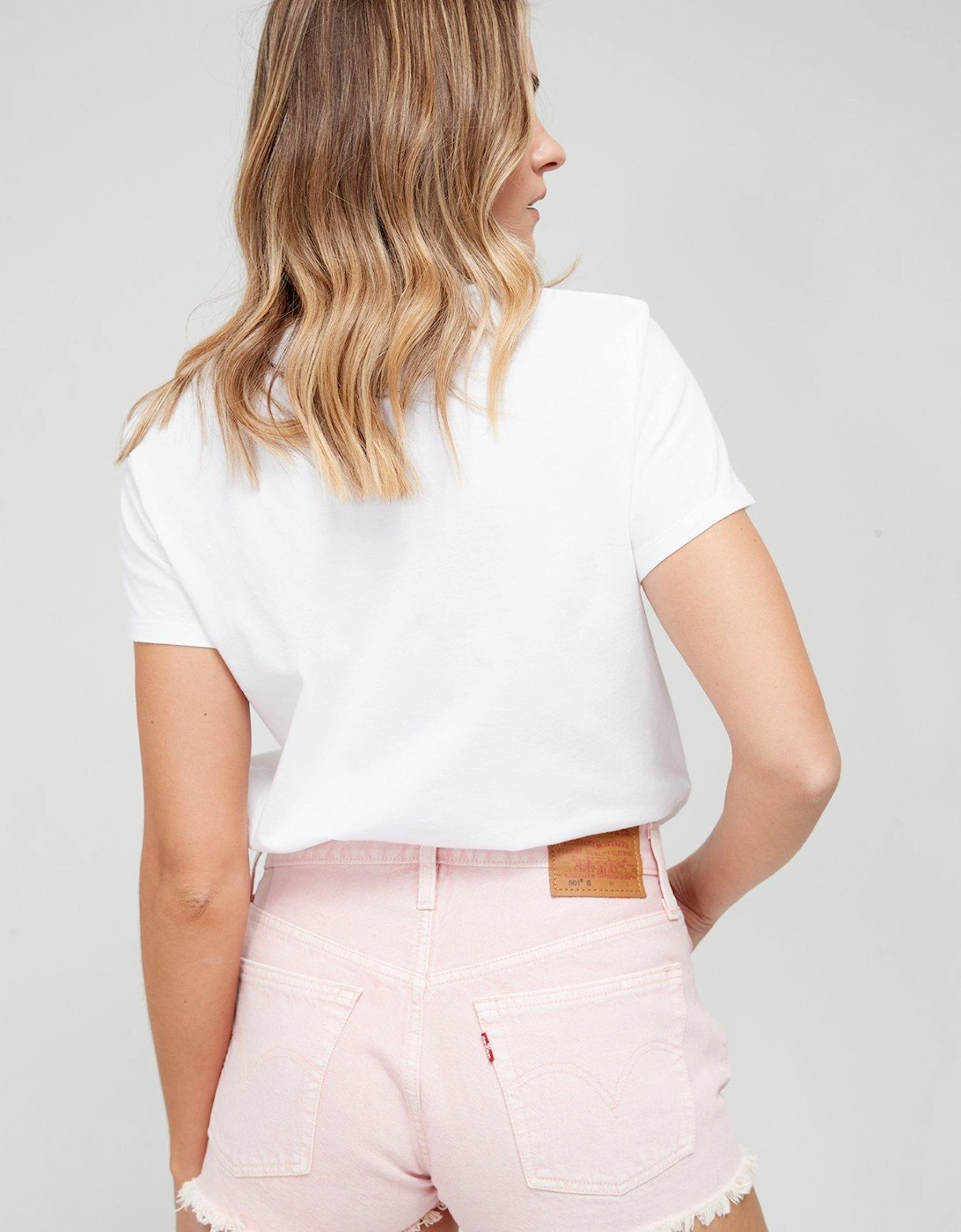 501® Original Denim Shorts - Dispersed Dye Quartz Pink
