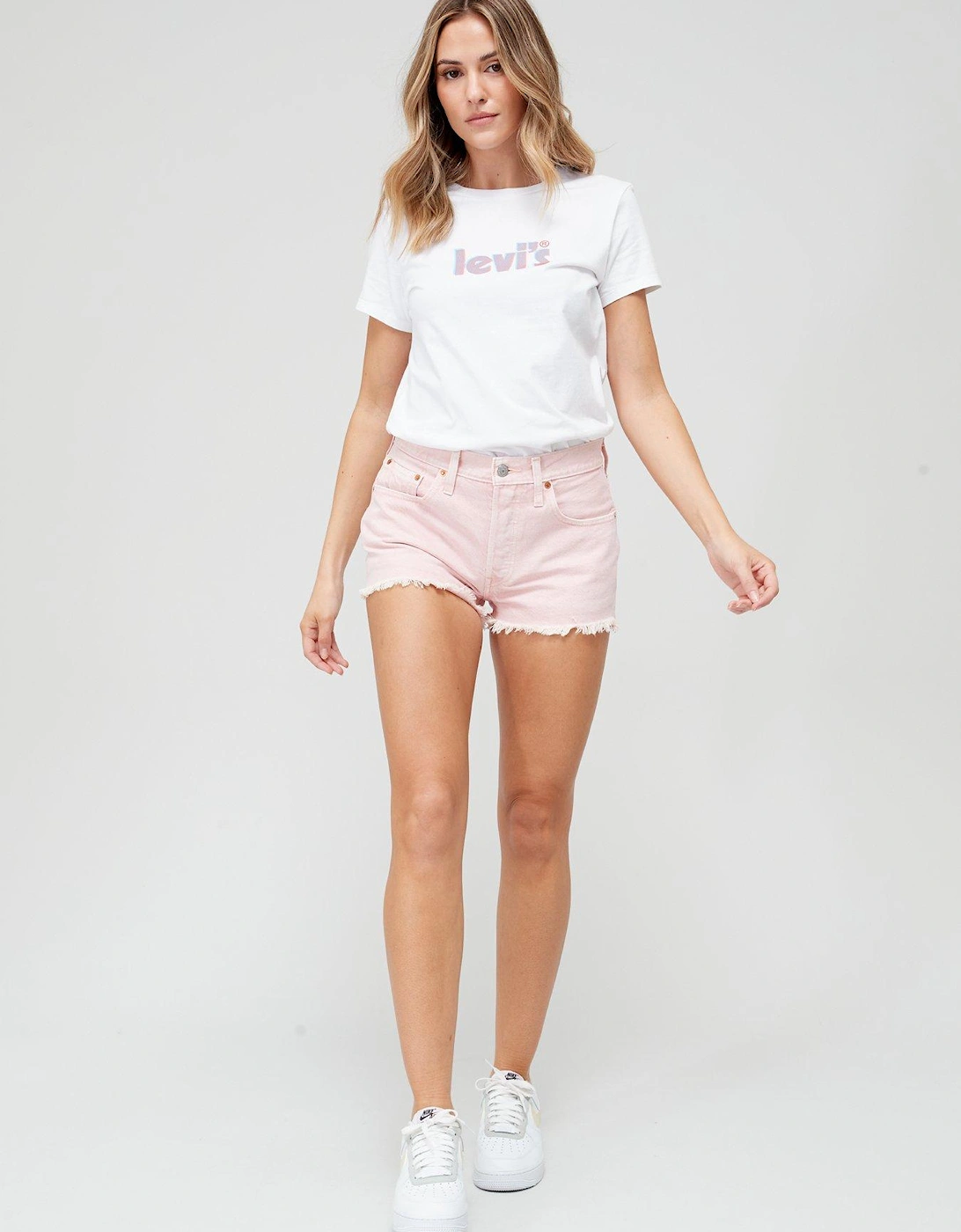 501® Original Denim Shorts - Dispersed Dye Quartz Pink