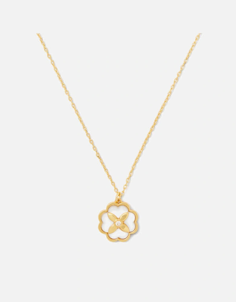New York Heritage Bloom Gold-Plated Necklace