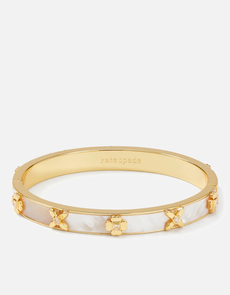 New York Heritage Bloom Gold-Plated Bangle