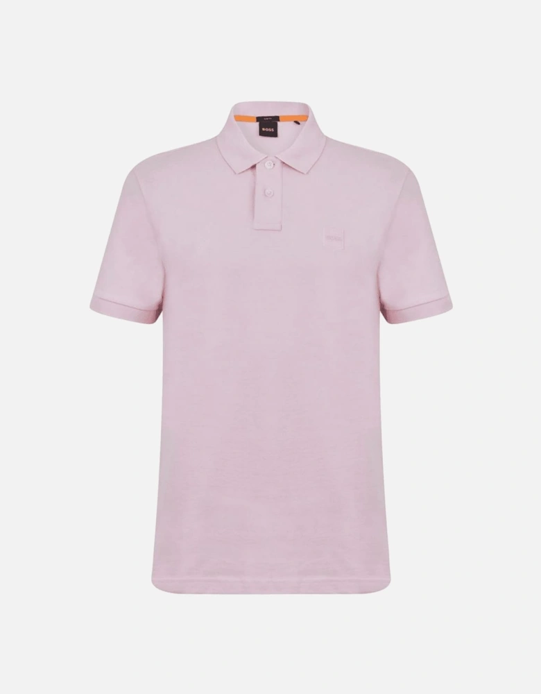 Passenger Embroidered Logo Pink Polo Shirt