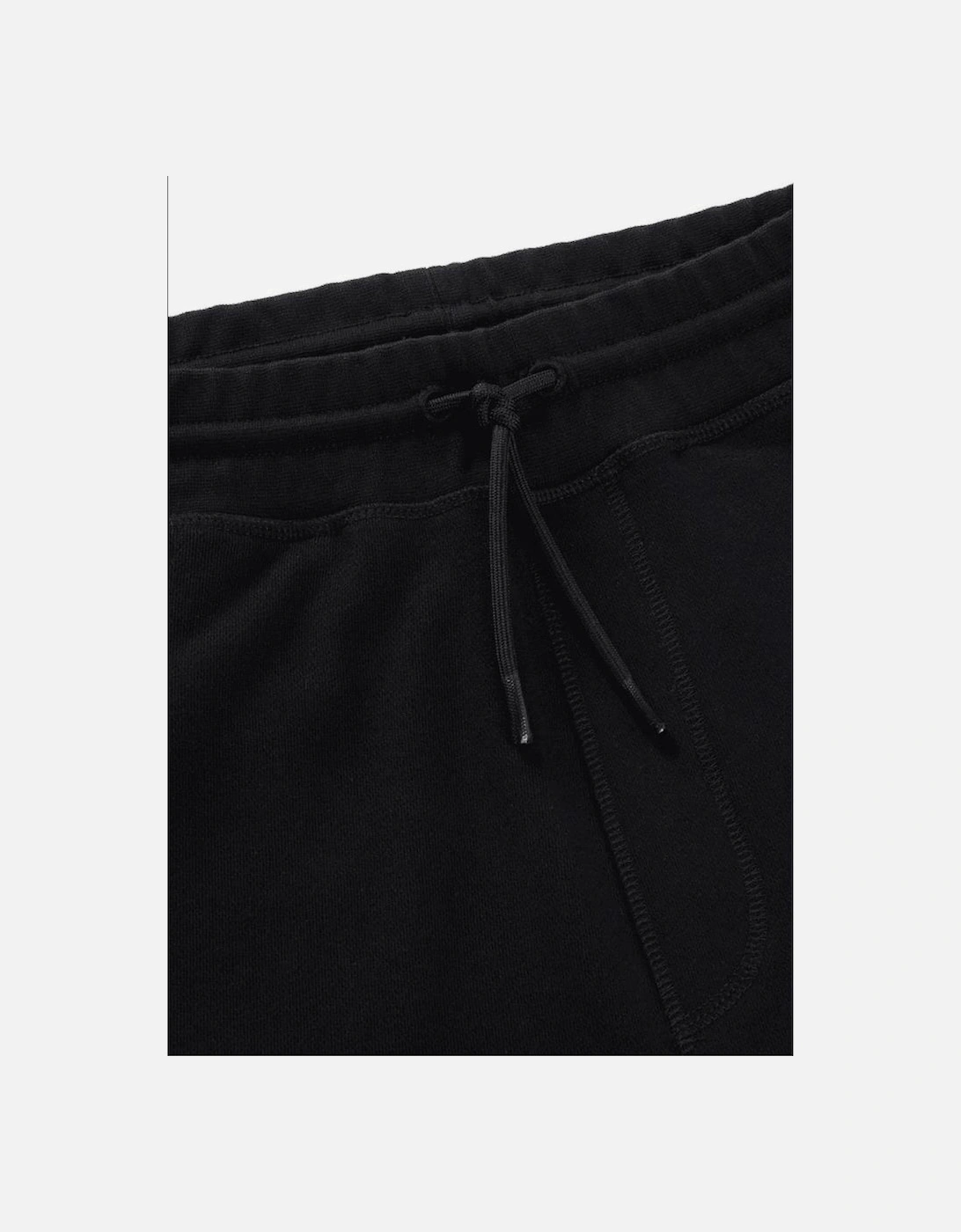 Cotton Hooded Zip Up Patch Logo Black Tracksuit