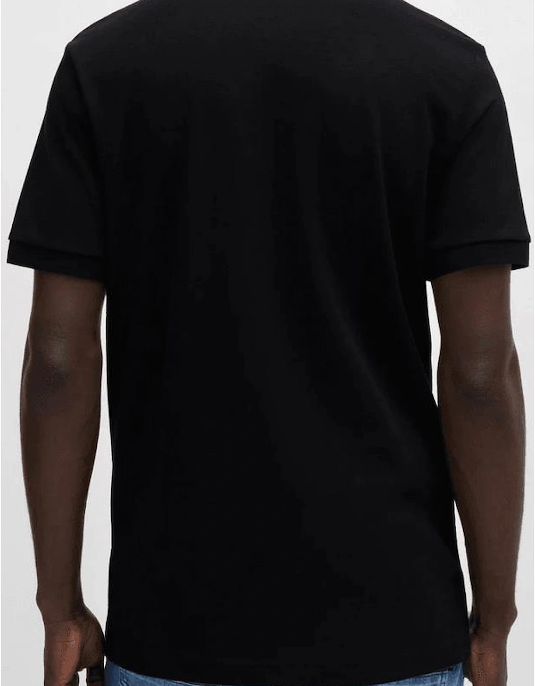 Passenger Embroidered Logo Black Polo Shirt
