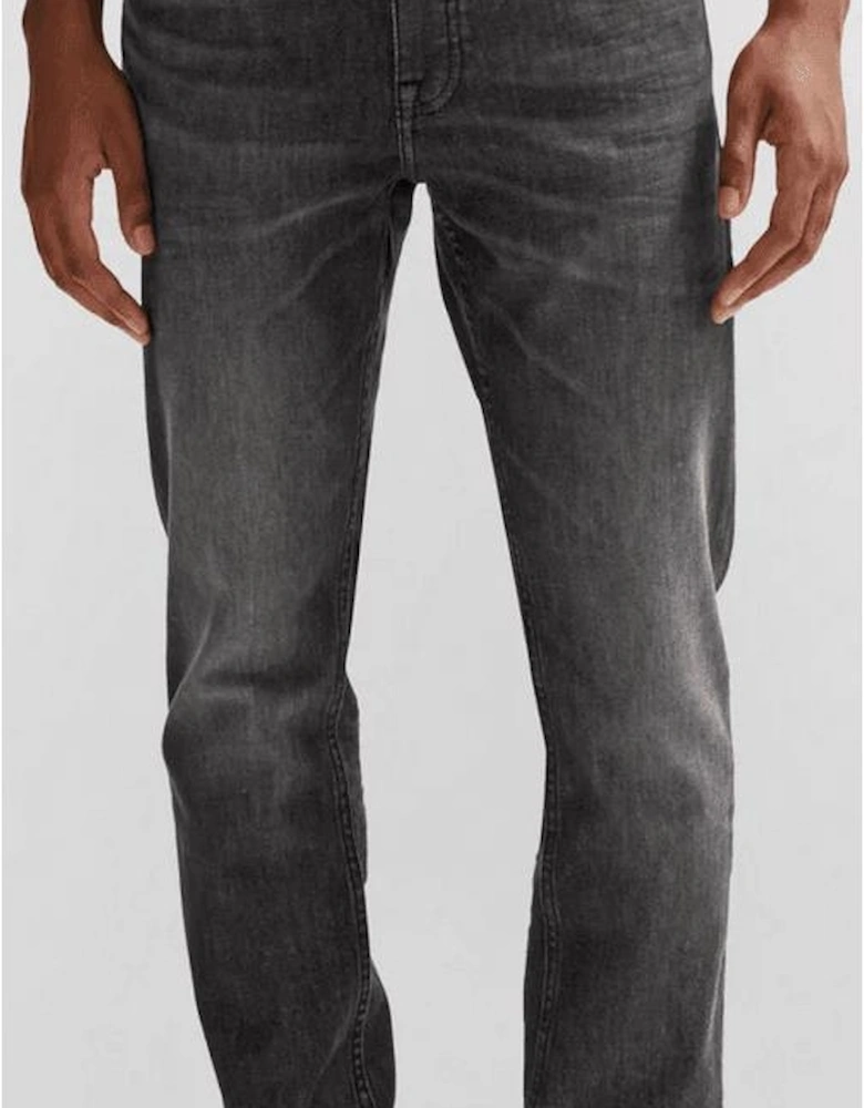 Delaware Regular Rise Slim Fit Dark Grey Jeans