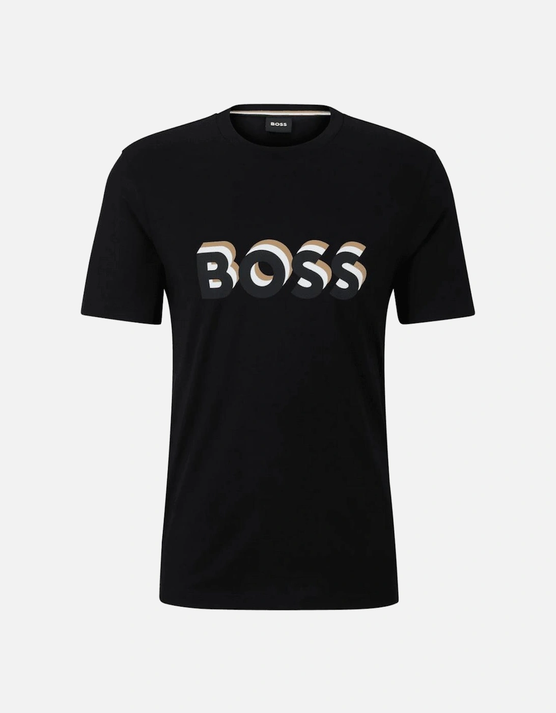 Tiburt Print Logo Black T-Shirt, 4 of 3