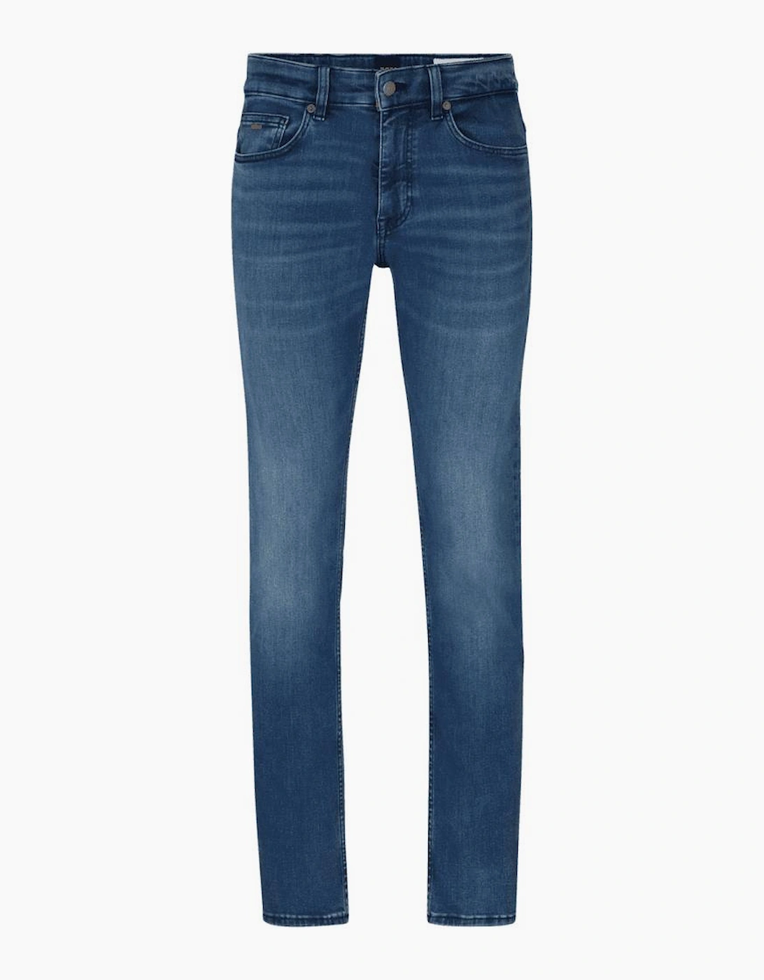 Hugo Boss Men's Blue Delaware Regular Rise Slim Fit Jeans